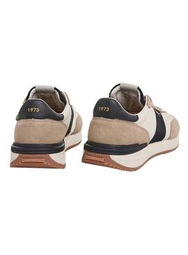 Sneakers Pepe Jeans Buster Tape Beige Uomo