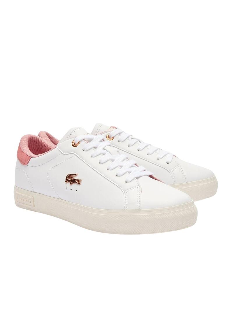 Sneakers Lacoste Powercourt Bianco per Donna