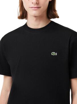 T-Shirt Lacoste Classic Nero per Uomo