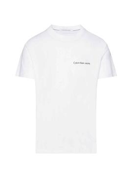 T-Shirt Calvin Klein Jeans Basica Bianco 