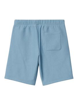 Bermuda Carhartt American Script Blu Per Uomo