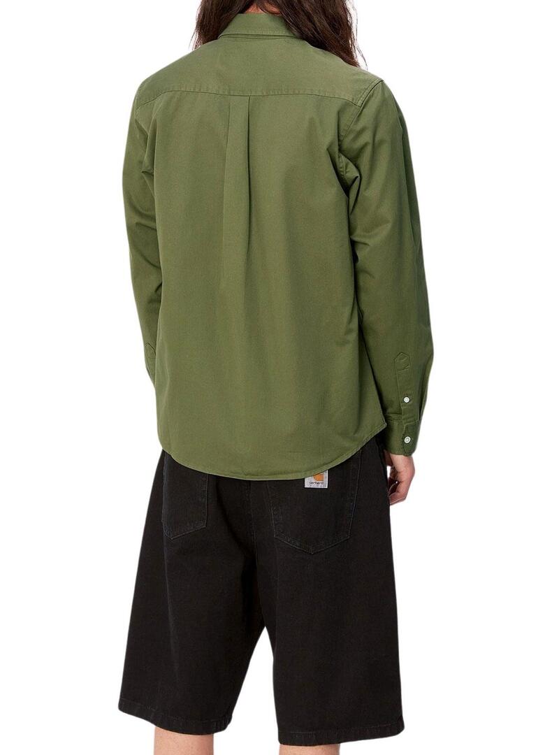 Camicia Carhartt Madison Verde per Uomo