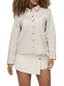 Camicia Only Labby Beige Per Donna