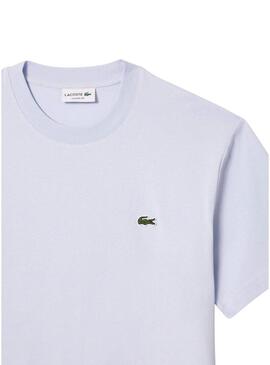 Maglietta classica Lacoste Blu per Uomo