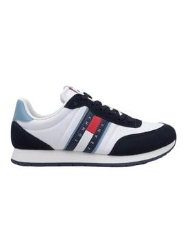 Scarpe da ginnastica Tommy Jeans Runner Casual Bianche Uomo