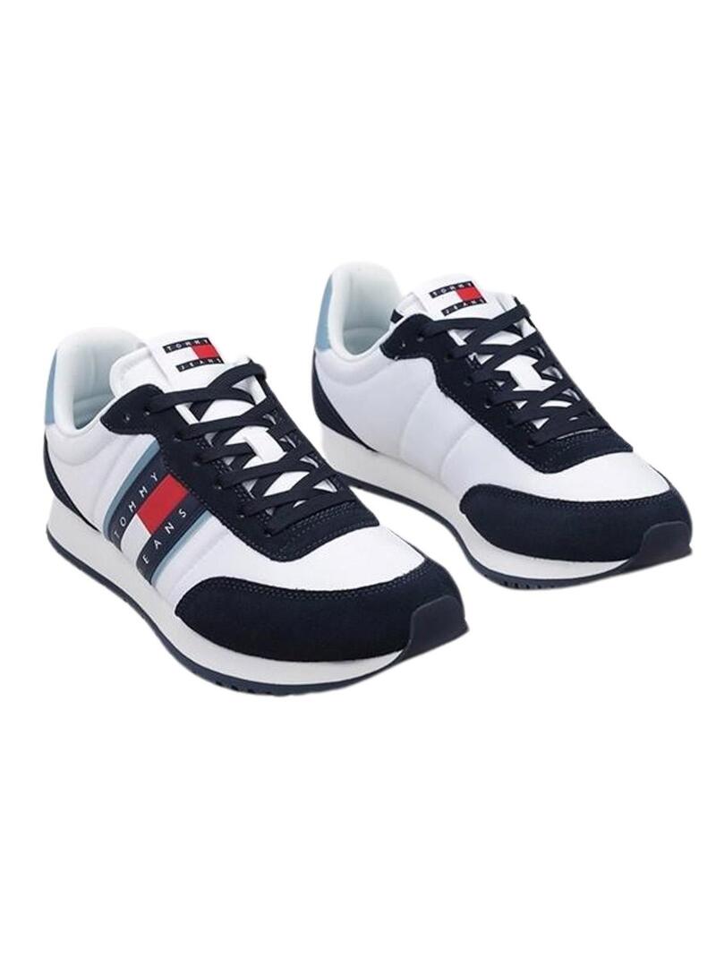 Scarpe da ginnastica Tommy Jeans Runner Casual Bianche Uomo