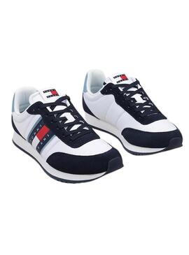 Scarpe da ginnastica Tommy Jeans Runner Casual Bianche Uomo