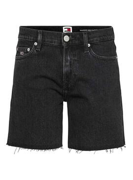 Bermuda Tommy Jeans Maddie nero per donna.