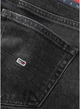 Bermuda Tommy Jeans Maddie nero per donna.