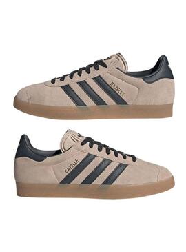 Sneakers Adidas Gazelle marroni per uomo.