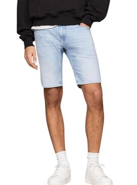 Bermuda Tommy Jeans Scanton Azzurro Chiaro per Uomo