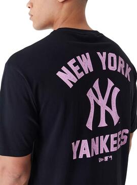 Maglietta New Era New York Yankees MLB Nero Uomo