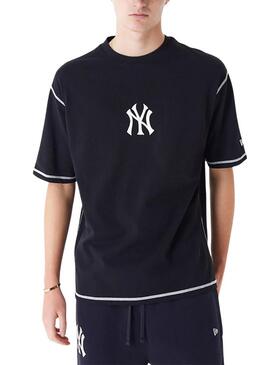 Maglietta New Era New York Yankees MLB nera uomo