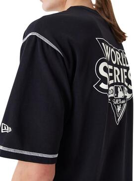 Maglietta New Era New York Yankees MLB nera uomo