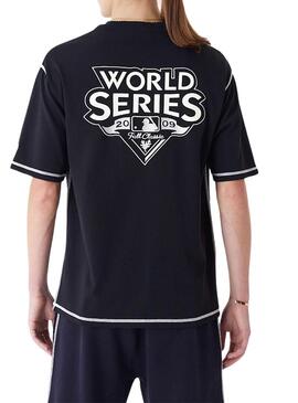 Maglietta New Era New York Yankees MLB nera uomo