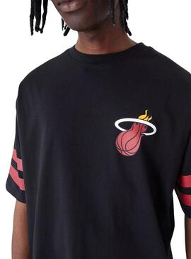Maglietta New Era Miami Heat NBA nera Uomo