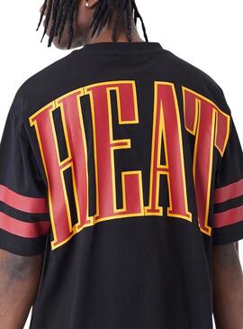 Maglietta New Era Miami Heat NBA nera Uomo