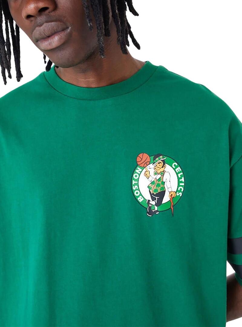 Maglietta New Era NBA Boston Celtics Verde Uomo