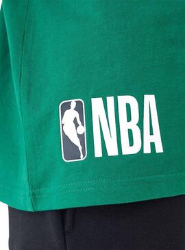 Maglietta New Era NBA Boston Celtics Verde Uomo