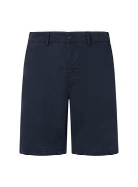 Pantaloni Bermuda Pepe Jeans blu navy per uomo