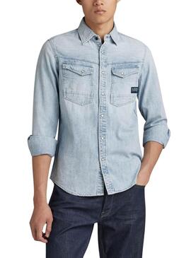 Camicia G-Star Dakota Slim Denim per Uomo