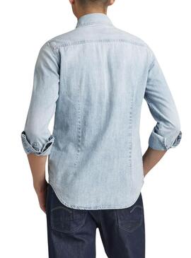 Camicia G-Star Dakota Slim Denim per Uomo