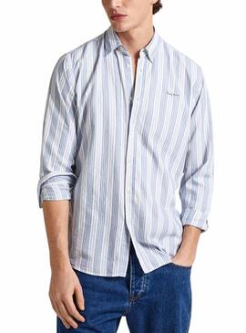 Camicia Pepe Jeans Pacific Bianca per Uomo