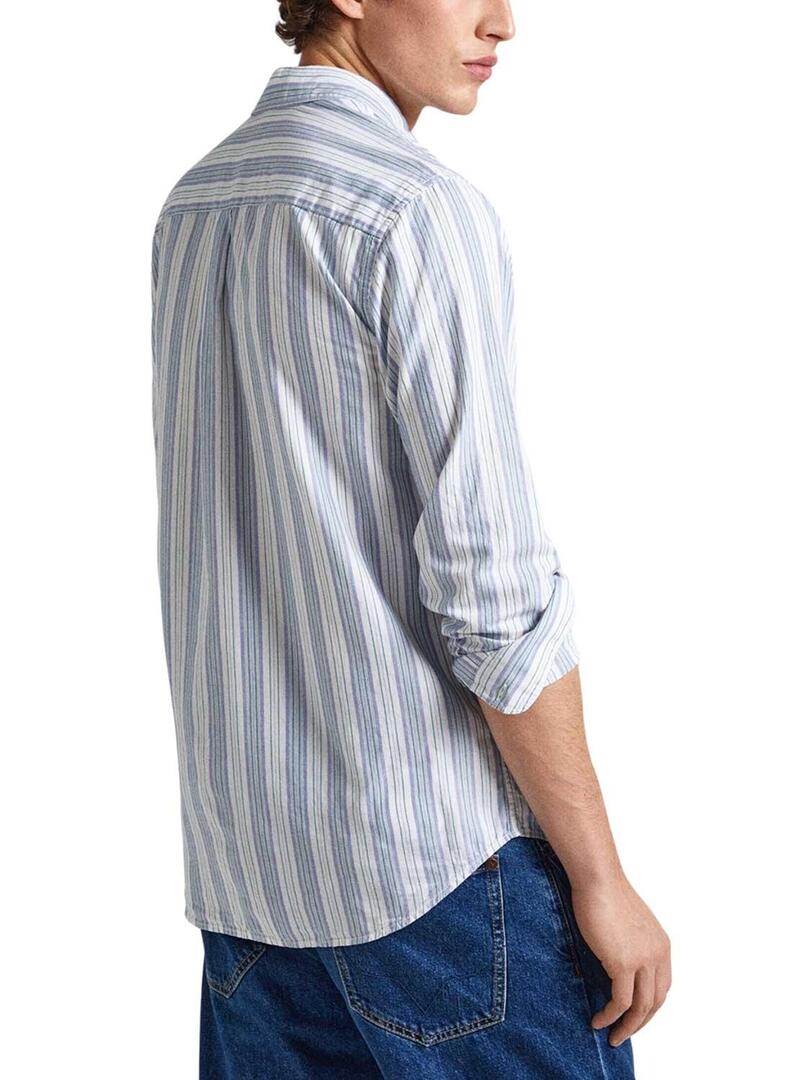 Camicia Pepe Jeans Pacific Bianca per Uomo