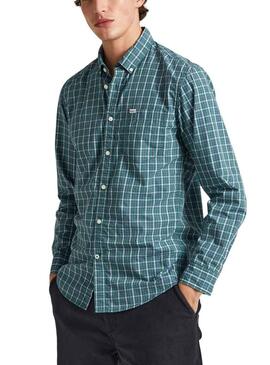 Camicia Pepe Jeans Patton Verde per Uomo