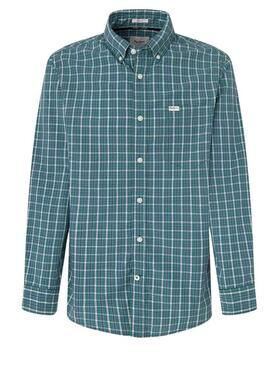 Camicia Pepe Jeans Patton Verde per Uomo