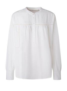 Blusa Pepe Jeans Clementina Bianca per Donna