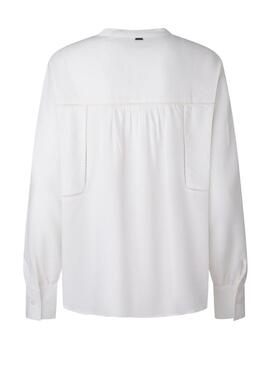 Blusa Pepe Jeans Clementina Bianca per Donna