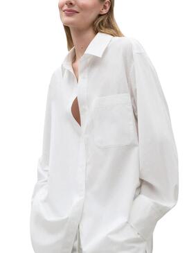 Camicia Ecoalf Andrea Bianca per Donna