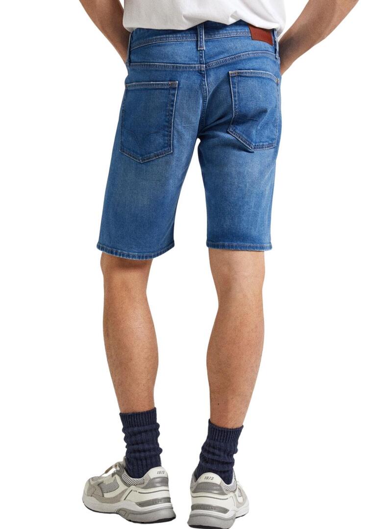 Bermuda Pepe Jeans Taper Ripped Jeans per uomo