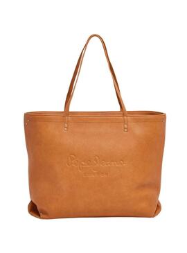 Borsa Pepe Jeans Briella Core Camel per donna