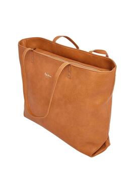 Borsa Pepe Jeans Briella Core Camel per donna