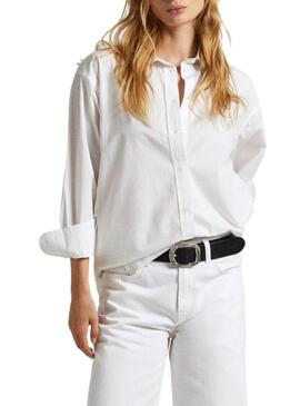 Camicia Pepe Jeans Paula Bianca per Donna