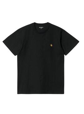 Maglietta Carhartt S/S Chase Nera per Uomo