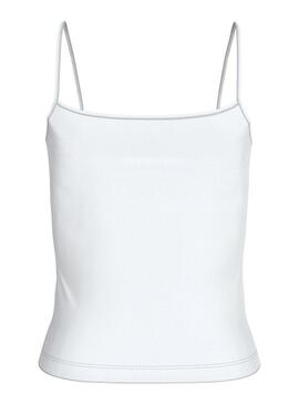 Maglietta Calvin Klein Monologo Strappy Bianca Donna