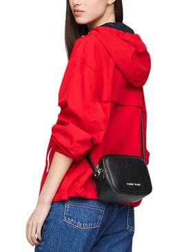 Borsa Tommy Jeans Must Nera per Donna