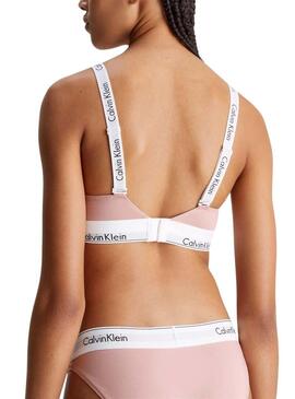 Bralette Calvin Klein Light Rosa per Donna