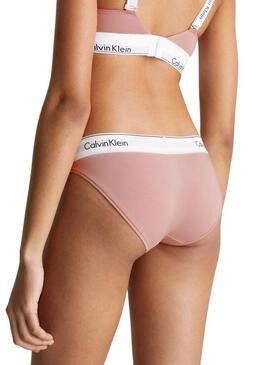 Mutandine Calvin Klein Dued Rosa per Donna