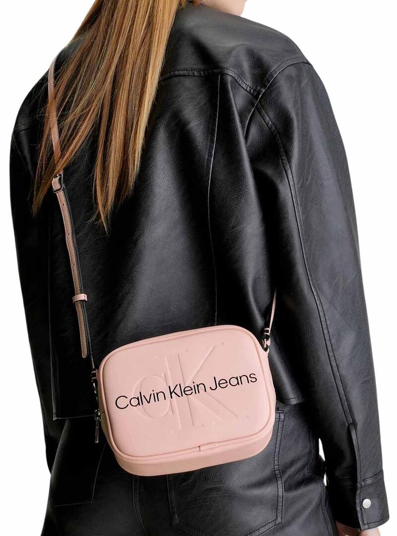 Borsa Calvin Klein Cam Rosa per Donna