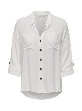 Camicia Only Yasmin Bianca per Donna