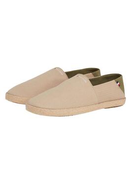 Espadrilles Tommy Hilfiger Core beige per uomo.