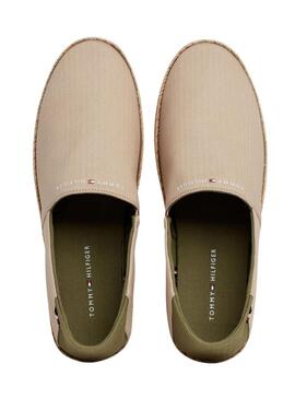 Espadrilles Tommy Hilfiger Core beige per uomo.