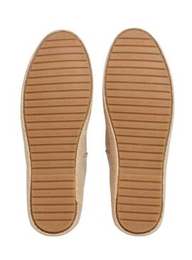 Espadrilles Tommy Hilfiger Core beige per uomo.