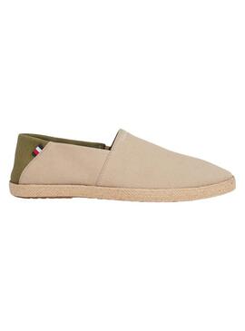 Espadrilles Tommy Hilfiger Core beige per uomo.