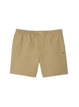 Bermuda Lacoste Relaxed Beige per Uomo