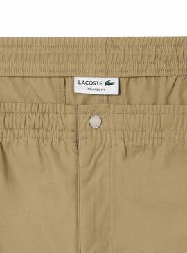 Bermuda Lacoste Relaxed Beige per Uomo